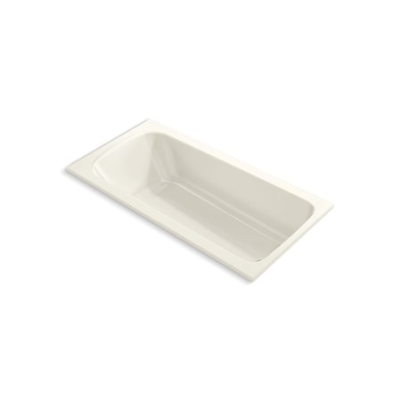 Kohler 72 in L, 36 in W, Biscuit, Acrylic 25834-96